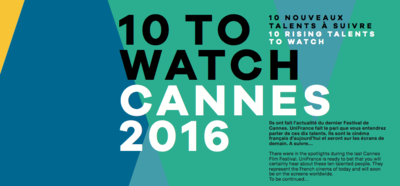 10 to Watch d'Unifrance - 2016